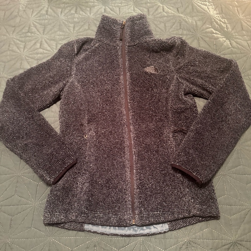 The North Face Plush Full-Zip Fuzzy Jacket - Dark blue - women’s XS